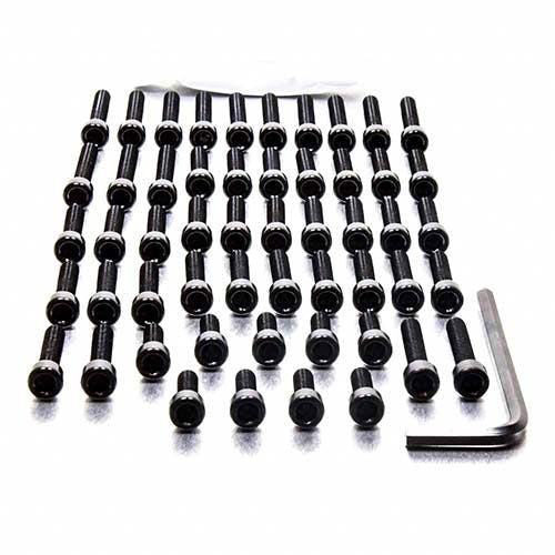 Pro-Bolt プロボルト アルミニウム エンジンボルトキット Triumph Daytona 955i 02-03 (ETR085) ETR085BK (C その他(ボルト) Pro-Bolt プロボルト アルミニウム エンジンボルトキット Triumph Daytona 955i 02-03 (ETR085) ETR085BK (C その他(ボルト)