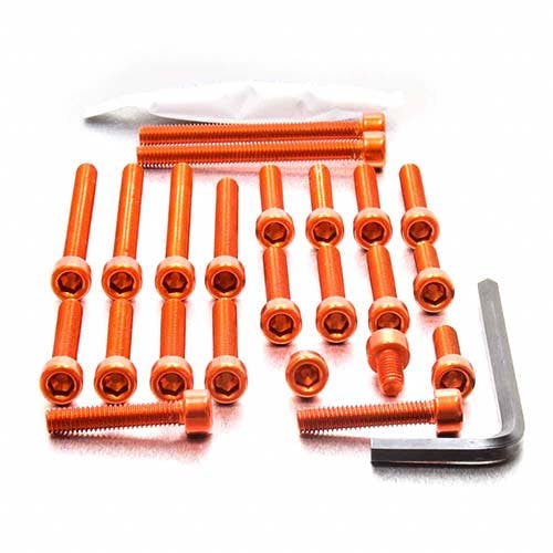 Pro-Bolt プロボルト アルミニウム エンジンボルトキット Yamaha YBR125 (EYA057) EYA057O (CDC) その他(ボルト) Pro-Bolt プロボルト アルミニウム エンジンボルトキット Yamaha YBR125 (EYA057) EYA057O (CDC) その他(ボルト)