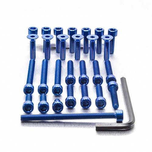 Pro-Bolt プロボルト アルミニウム エンジンボルトキット Yamaha YZF1000 R Thunderace (EYA395) EYA395B (C その他(ボルト) Pro-Bolt プロボルト アルミニウム エンジンボルトキット Yamaha YZF1000 R Thunderace (EYA395) EYA395B (C その他(ボルト)