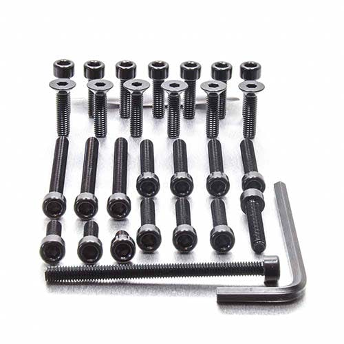 Pro-Bolt プロボルト アルミニウム エンジンボルトキット Yamaha YZF1000 R Thunderace (EYA395) EYA395BK ( その他(ボルト) Pro-Bolt プロボルト アルミニウム エンジンボルトキット Yamaha YZF1000 R Thunderace (EYA395) EYA395BK ( その他(ボルト)