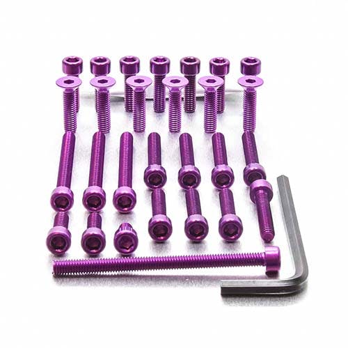 Pro-Bolt プロボルト アルミニウム エンジンボルトキット Yamaha YZF1000 R Thunderace (EYA395) EYA395P (C その他(ボルト) Pro-Bolt プロボルト アルミニウム エンジンボルトキット Yamaha YZF1000 R Thunderace (EYA395) EYA395P (C その他(ボルト)