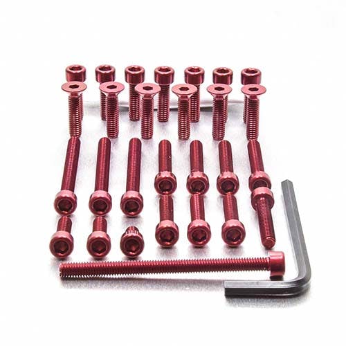 Pro-Bolt プロボルト アルミニウム エンジンボルトキット Yamaha YZF1000 R Thunderace (EYA395) EYA395R (C その他(ボルト) Pro-Bolt プロボルト アルミニウム エンジンボルトキット Yamaha YZF1000 R Thunderace (EYA395) EYA395R (C その他(ボルト)