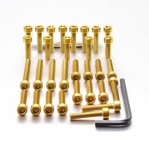 Pro-Bolt プロボルト アルミニウム エンジンボルトキット Yamaha YZF1000 R1 98-99 (EYA397) EYA397G (CDC) その他(ボルト) Pro-Bolt プロボルト アルミニウム エンジンボルトキット Yamaha YZF1000 R1 98-99 (EYA397) EYA397G (CDC) その他(ボルト)