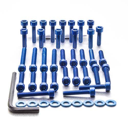 Pro-Bolt プロボルト アルミニウム エンジンボルトキット Yamaha YZF1000 R1 00-03 (EYA398) EYA398B (CDC) その他(ボルト) Pro-Bolt プロボルト アルミニウム エンジンボルトキット Yamaha YZF1000 R1 00-03 (EYA398) EYA398B (CDC) その他(ボルト)