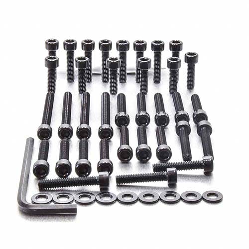 Pro-Bolt プロボルト アルミニウム エンジンボルトキット Yamaha YZF1000 R1 00-03 (EYA398) EYA398BK (CDC) その他(ボルト) Pro-Bolt プロボルト アルミニウム エンジンボルトキット Yamaha YZF1000 R1 00-03 (EYA398) EYA398BK (CDC) その他(ボルト)