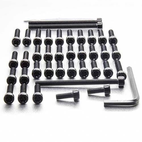 Pro-Bolt プロボルト アルミニウム エンジンボルトキット Yamaha VMX1200 V-MAX 91-06 (EYA440) EYA440BK (C その他(ボルト) Pro-Bolt プロボルト アルミニウム エンジンボルトキット Yamaha VMX1200 V-MAX 91-06 (EYA440) EYA440BK (C その他(ボルト)