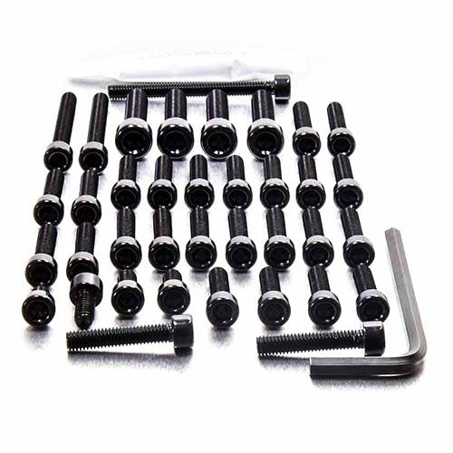 Pro-Bolt プロボルト アルミニウム エンジンボルトキット Yamaha VMX1200 V-MAX 07-09 (EYA445) EYA445BK (C その他(ボルト) Pro-Bolt プロボルト アルミニウム エンジンボルトキット Yamaha VMX1200 V-MAX 07-09 (EYA445) EYA445BK (C その他(ボルト)