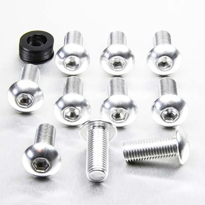 Pro-Bolt プロボルト アルミニウム ドームヘッドボルト M10x(1.25mm)x25mm 10個入りパック (FB1025F-10) FB1025F-10S (CDC)【ネット注文限定・別送品】