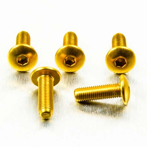 Pro-Bolt プロボルト アルミニウム ドームヘッドボルト M4x(0.70mm)x12mm 5個入りパック (FB412-5) FB412-5G (CDC その他(ボルト) Pro-Bolt プロボルト アルミニウム ドームヘッドボルト M4x(0.70mm)x12mm 5個入りパック (FB412-5) FB412-5G (CDC その他(ボルト)