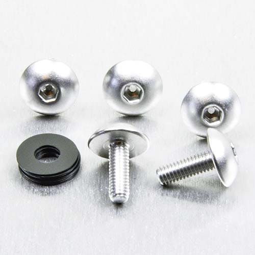 Pro-Bolt プロボルト アルミニウム ドームヘッドボルト M4x(0.70mm)x15mm (12mm ヘッド外径) 5個入りパック (FB415XL-5 その他(ボルト) Pro-Bolt プロボルト アルミニウム ドームヘッドボルト M4x(0.70mm)x15mm (12mm ヘッド外径) 5個入りパック (FB415XL-5 その他(ボルト)