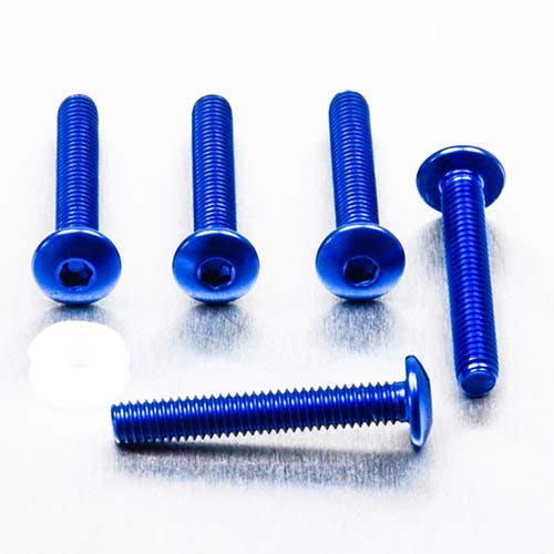 Pro-Bolt プロボルト アルミニウム ドームヘッドボルト M4x(0.70mm)x25mm 5個入りパック (FB425-5) FB425-5B (CDC その他(ボルト) Pro-Bolt プロボルト アルミニウム ドームヘッドボルト M4x(0.70mm)x25mm 5個入りパック (FB425-5) FB425-5B (CDC その他(ボルト)