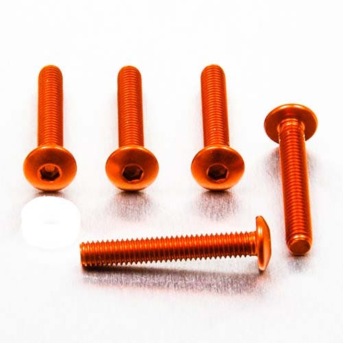 Pro-Bolt プロボルト アルミニウム ドームヘッドボルト M4x(0.70mm)x25mm 5個入りパック (FB425-5) FB425-5O (CDC その他(ボルト) Pro-Bolt プロボルト アルミニウム ドームヘッドボルト M4x(0.70mm)x25mm 5個入りパック (FB425-5) FB425-5O (CDC その他(ボルト)