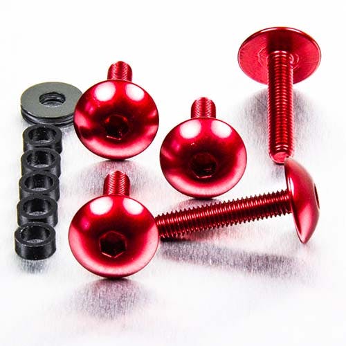 Pro-Bolt プロボルト アルミニウム ドームヘッドボルト M5x(0.80mm)x25mm (16mm ヘッド外径) 5個入りパック (FB525XL-5 その他(ボルト)