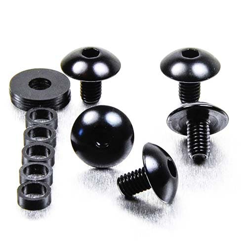 Pro-Bolt プロボルト アルミニウム ドームヘッドボルト M6x(1.00mm)x10mm 5個入りパック (FB610-5) FB610-5BK (CD その他(ボルト) Pro-Bolt プロボルト アルミニウム ドームヘッドボルト M6x(1.00mm)x10mm 5個入りパック (FB610-5) FB610-5BK (CD その他(ボルト)