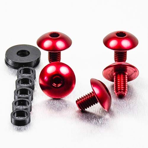 Pro-Bolt プロボルト アルミニウム ドームヘッドボルト M6x(1.00mm)x10mm 5個入りパック (FB610-5) FB610-5R (CDC その他(ボルト)