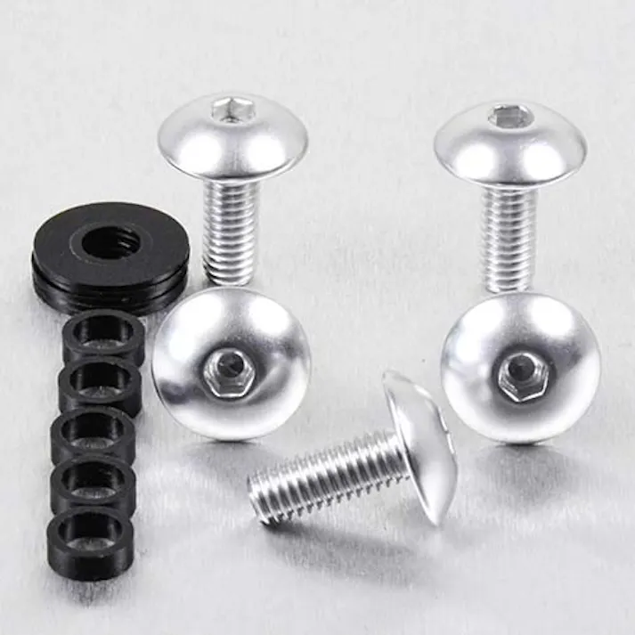 Pro-Bolt プロボルト アルミニウム ドームヘッドボルト M6x(1.00mm)x16mm 5個入りパック (FB616-5) FB616-5S (CDC)【ネット注文限定・別送品】