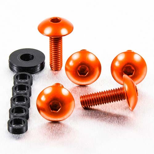 Pro-Bolt プロボルト アルミニウム ドームヘッドボルト M6x(1.00mm)x20mm 5個入りパック (FB620-5) FB620-5O (CDC)【ネット注文限定・別送品】