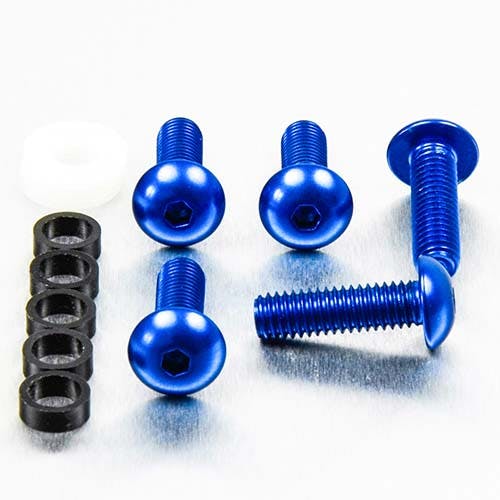 Pro-Bolt プロボルト アルミニウム ドームヘッドボルト M6x(1.00mm)x20mm (12mm ヘッド外径) 5個入りパック (FB620XS-5 その他(ボルト)