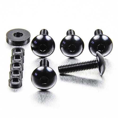 Pro-Bolt プロボルト アルミニウム ドームヘッドボルト M6x(1.00mm)x25mm 5個入りパック (FB625-5) FB625-5BK (CD その他(ボルト) Pro-Bolt プロボルト アルミニウム ドームヘッドボルト M6x(1.00mm)x25mm 5個入りパック (FB625-5) FB625-5BK (CD その他(ボルト)