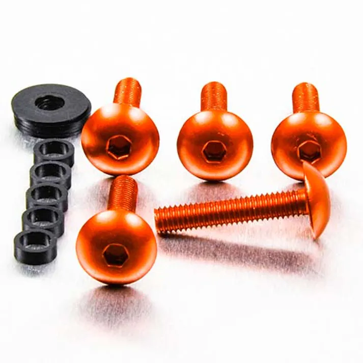 Pro-Bolt プロボルト アルミニウム ドームヘッドボルト M6x(1.00mm)x30mm 5個入りパック (FB630-5) FB630-5O (CDC)【ネット注文限定・別送品】