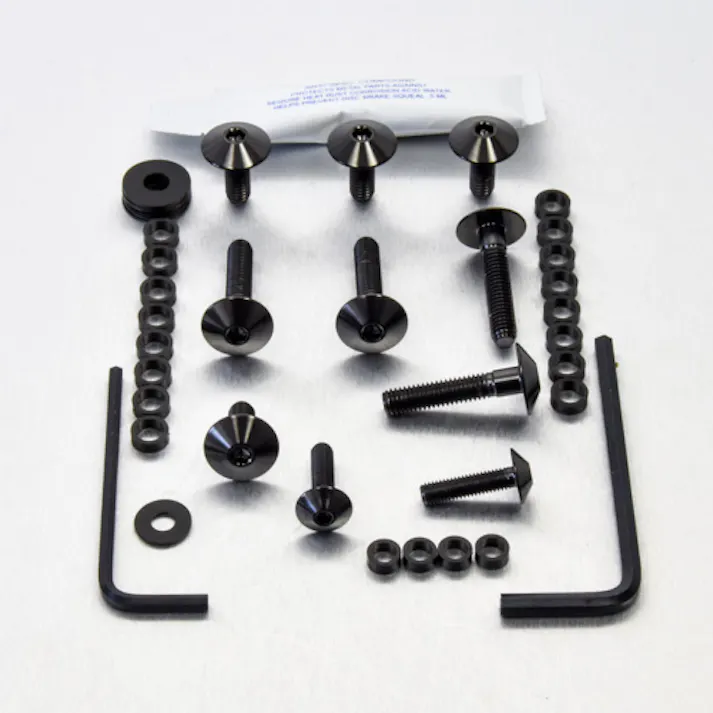 Pro-Bolt プロボルト Titanium Fairing Kit Kawasaki Versys 650 (FKA185TI) FKA185TIBK (CDC)【別送品】