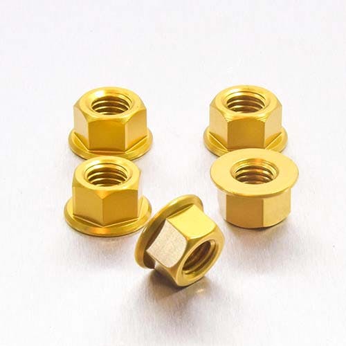 Pro-Bolt プロボルト Aluminium Flanged Nut M8x(1.25mm)x1.25mm Pack x5 FLN8-5G (CDC) その他(ボルト) Pro-Bolt プロボルト Aluminium Flanged Nut M8x(1.25mm)x1.25mm Pack x5 FLN8-5G (CDC) その他(ボルト)