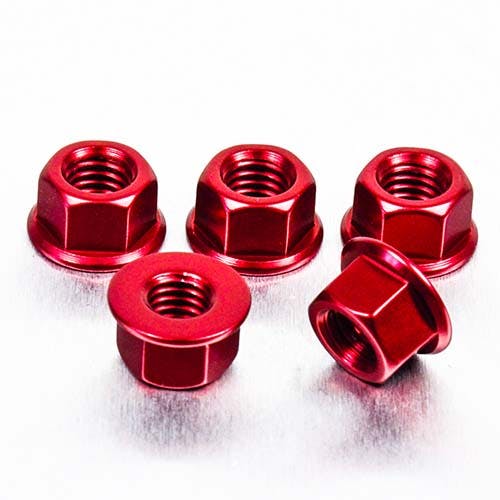 Pro-Bolt プロボルト Aluminium Flanged Nut M8x(1.25mm)x1.25mm Pack x5 FLN8-5R (CDC) その他(ボルト) Pro-Bolt プロボルト Aluminium Flanged Nut M8x(1.25mm)x1.25mm Pack x5 FLN8-5R (CDC) その他(ボルト)