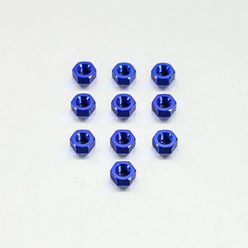 Pro-Bolt プロボルト アルミ フルナットs M6 左ネジ 10個入りパック (FN6LH-10) FN6LH-10B (CDC) その他(ボルト) Pro-Bolt プロボルト アルミ フルナットs M6 左ネジ 10個入りパック (FN6LH-10) FN6LH-10B (CDC) その他(ボルト)