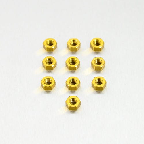 Pro-Bolt プロボルト アルミ フルナットs M6 左ネジ 10個入りパック (FN6LH-10) FN6LH-10G (CDC) その他(ボルト) Pro-Bolt プロボルト アルミ フルナットs M6 左ネジ 10個入りパック (FN6LH-10) FN6LH-10G (CDC) その他(ボルト)