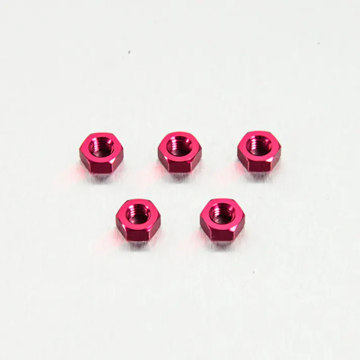 Pro-Bolt プロボルト アルミ フルナットs M6 左ネジ 5個入りパック (FN6LH-5) FN6LH-5R (CDC)【ネット注文限定・別送品】
