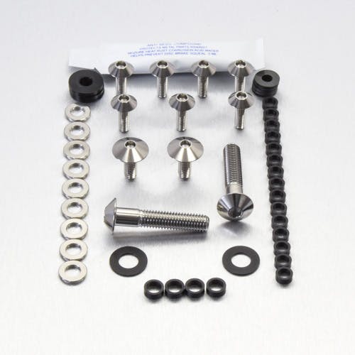 Pro-Bolt �v���{���g Stainless Steel Fairing Kit Aprilia Pegaso 650 Strada (FOAP70SS) �X�e���i�{���g�j