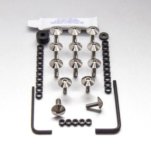 Pro-Bolt プロボルト Stainless Steel Fairing Kit Suzuki GSXR1000 K7-K8 (FSU166SS) (CDC ステン(ボルト) Pro-Bolt プロボルト Stainless Steel Fairing Kit Suzuki GSXR1000 K7-K8 (FSU166SS) (CDC ステン(ボルト)