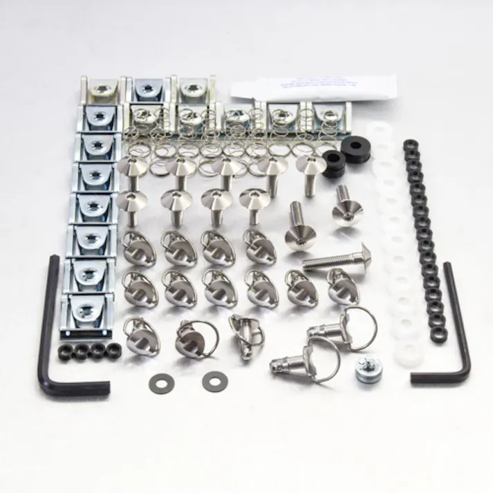Pro-Bolt プロボルト Stainless Steel Fairing Kit Yamaha YZF R1 Quick Release D-Ring (FYA405QRSS) (CDC)【別送品】
