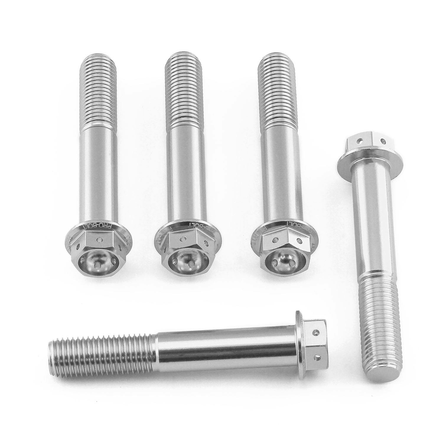 ブラックボルト1BOXシュリンクつき Pro-Bolt プロボルト アルミニウム フランジヘックスヘッドボルト M10x