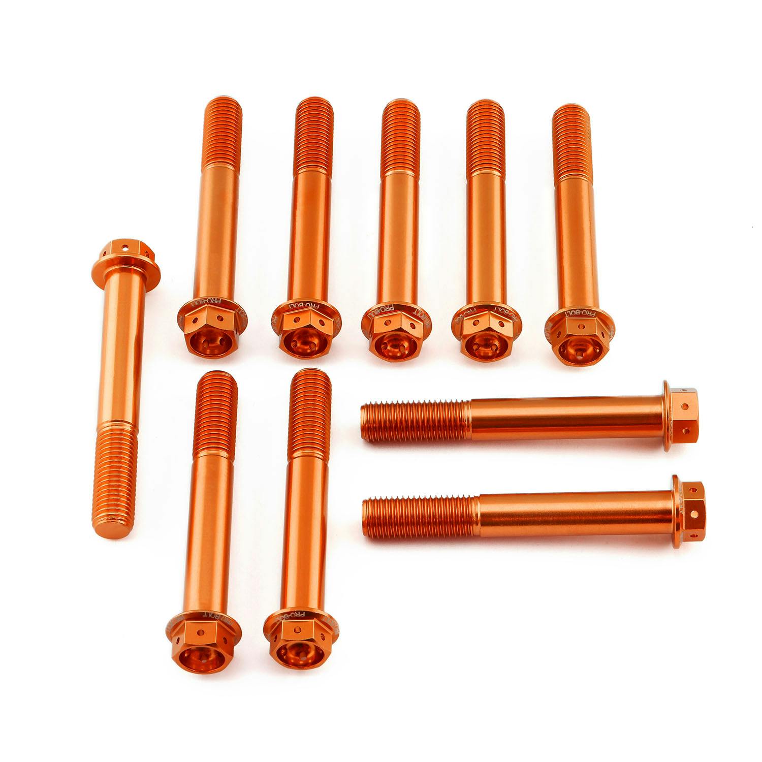Pro-Bolt �v���{���g �A���~�j�E�� �t�����W�w�b�N�X�w�b�h�{���g M10x(1.25mm)x70mm ���[�X�X�y�b�N �G�b�`���O 10����p�b�N (H ���̑��i�{���g�j