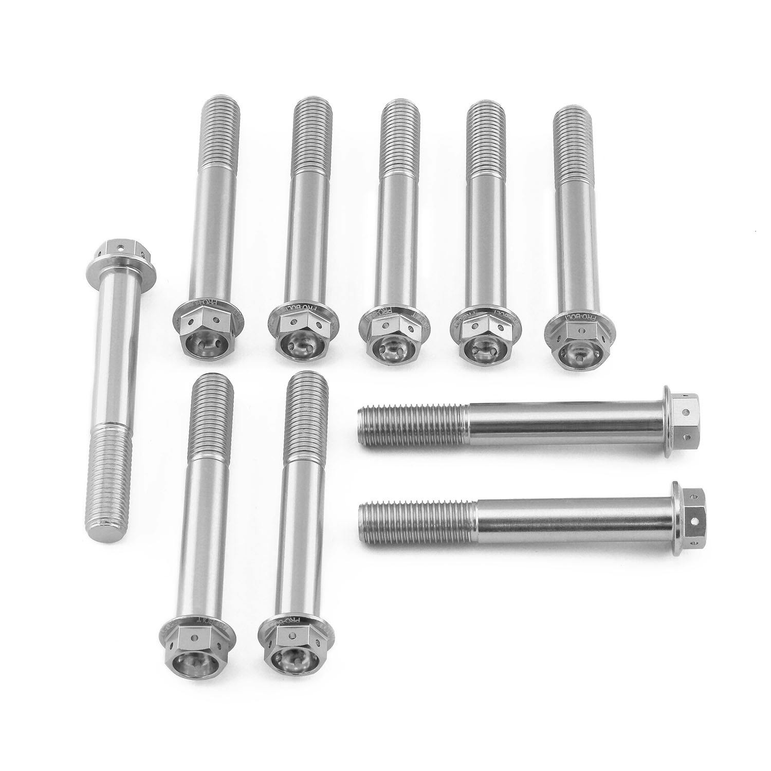 Pro-Bolt �v���{���g �A���~�j�E�� �t�����W�w�b�N�X�w�b�h�{���g M10x(1.25mm)x70mm ���[�X�X�y�b�N �G�b�`���O 10����p�b�N (H ���̑��i�{���g�j