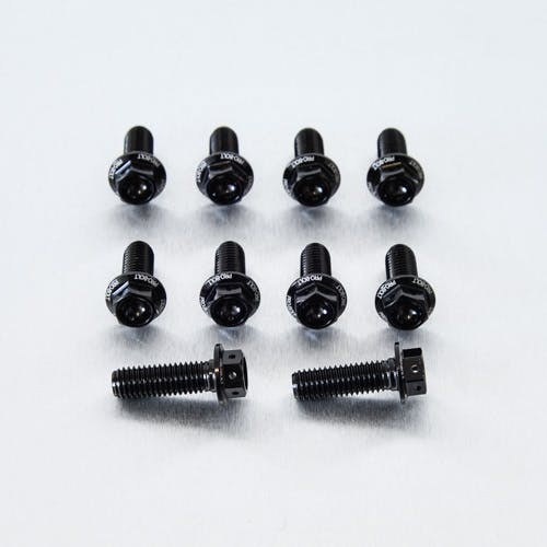 Pro-Bolt プロボルト アルミニウム フランジヘックスヘッドボルト M8x(1.25mm)x25mm レーススペック エッチング 10個入りパック (HX その他(ボルト) Pro-Bolt プロボルト アルミニウム フランジヘックスヘッドボルト M8x(1.25mm)x25mm レーススペック エッチング 10個入りパック (HX その他(ボルト)