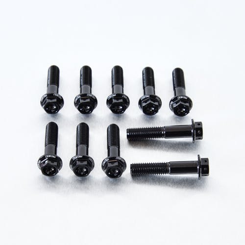 Pro-Bolt プロボルト アルミニウム フランジヘックスヘッドボルト M8x(1.25mm)x40mm レーススペック エッチング 10個入りパック (HX その他(ボルト) Pro-Bolt プロボルト アルミニウム フランジヘックスヘッドボルト M8x(1.25mm)x40mm レーススペック エッチング 10個入りパック (HX その他(ボルト)