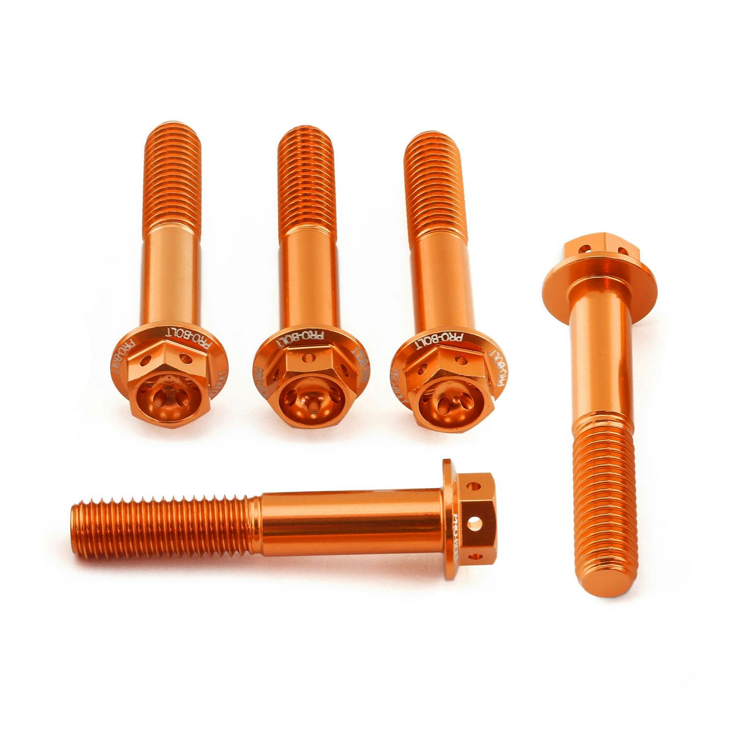 Pro-Bolt �v���{���g �A���~�j�E�� �t�����W�w�b�N�X�w�b�h�{���g M8x(1.25mm)x45mm ���[�X�X�y�b�N �G�b�`���O 5����p�b�N (HX8 ���̑��i�{���g�j