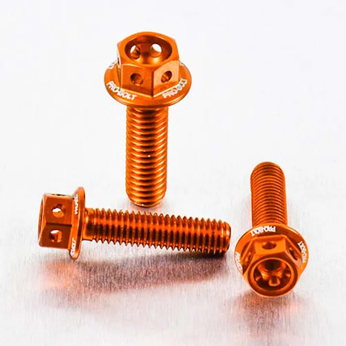 Pro-Bolt プロボルト Aluminium Brake & Clutch Lever Perch Pinch Bolt Kit Race Spec Etched (HXBCPERCH280R) HXBCPERCH280ROE (CDC)【ネット注文限定・別送品】