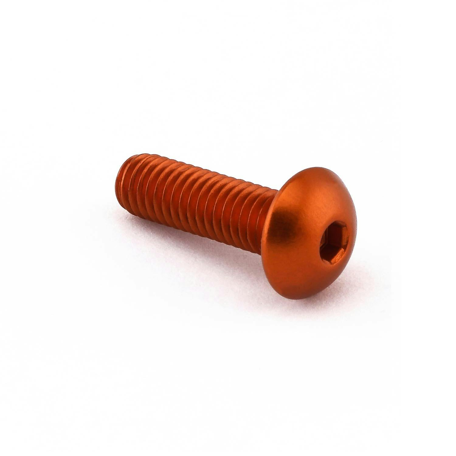 Pro-Bolt プロボルト アルミニウム ドームヘッドボルト M6x(1.00mm)x20mm (12mm ヘッド外径) (LFB620XS) LFB620XSO (CDC)【ネット注文限定・別送品】