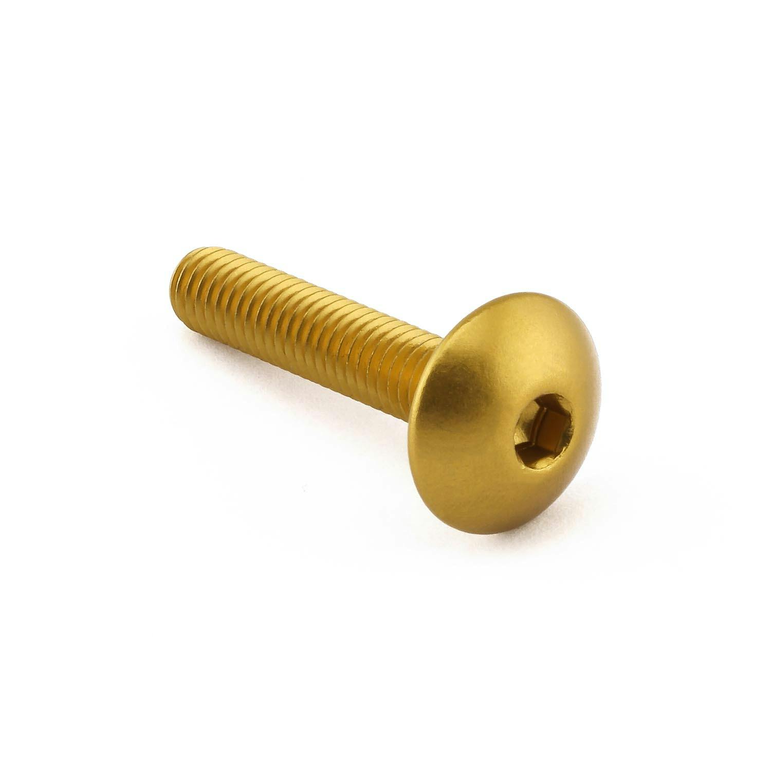 Pro-Bolt プロボルト アルミニウム ドームヘッドボルト M6x(1.00mm)x30mm (LFB630) LFB630G (CDC) その他(ボルト)