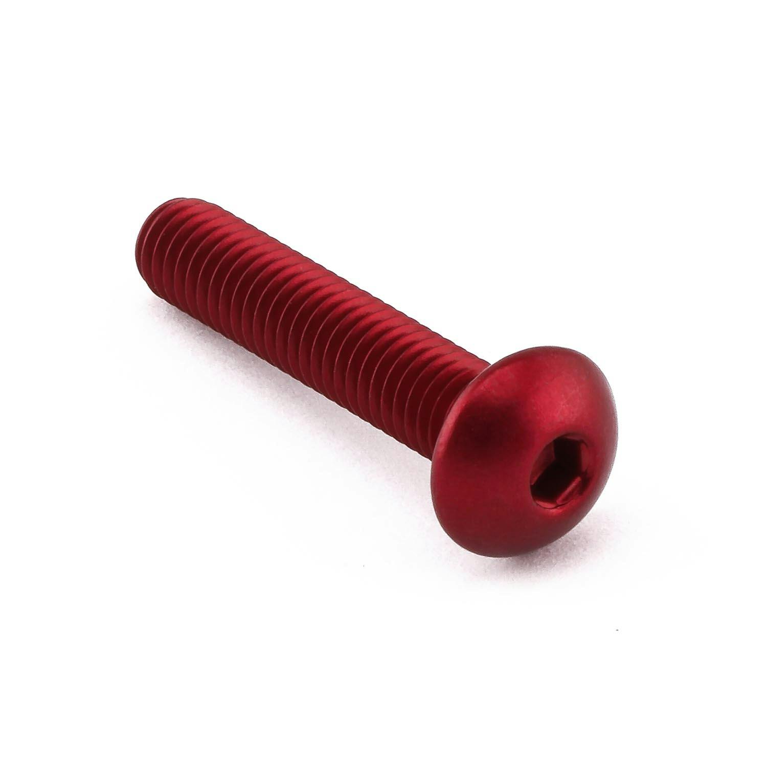 Pro-Bolt プロボルト アルミニウム ドームヘッドボルト M6x(1.00mm)x30mm (12mm ヘッド外径) (LFB630XS) LFB630XSR (CDC)【ネット注文限定・別送品】