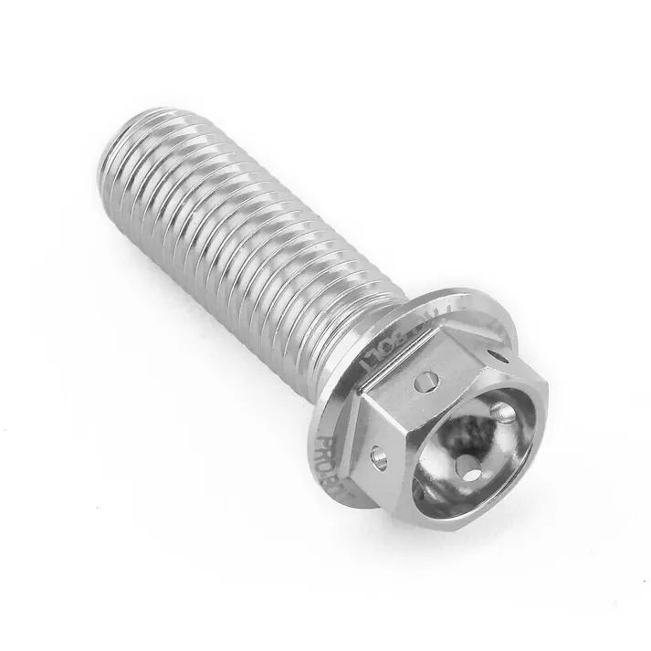Pro-Bolt プロボルト アルミニウム フランジヘックスヘッドボルト M10x(1.25mm)x30mm レーススペック エッチング (LHX1030FRE) LHX1030FRSE (CDC)【ネット注文限定・別送品】
