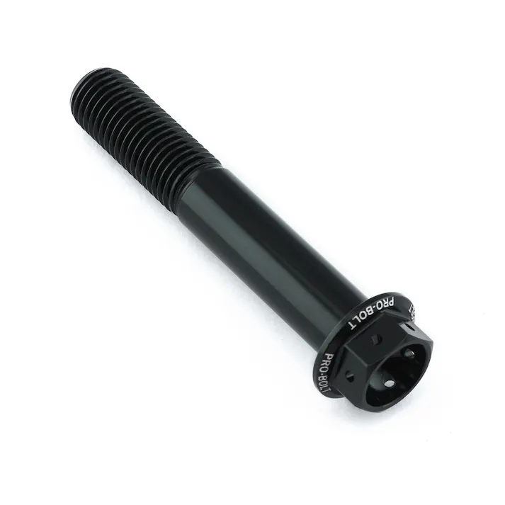 Pro-Bolt プロボルト アルミニウム フランジヘックスヘッドボルト M10x(1.25mm)x60mm レーススペック エッチング (LHX1060FRE) LHX1060FRBKE (CDC)【ネット注文限定・別送品】
