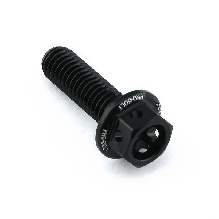 Pro-Bolt プロボルト アルミニウム フランジヘックスヘッドボルト M5x(0.80mm)x16mm レーススペック エッチング (LHX516RE) LHX516RBKE (CDC)【ネット注文限定・別送品】