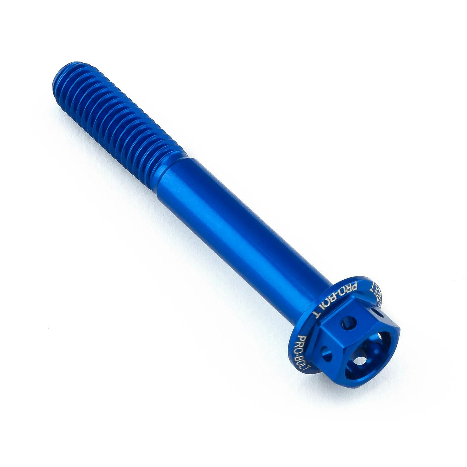 Pro-Bolt プロボルト アルミニウム フランジヘックスヘッドボルト M6x(1.00mm)x45mm レーススペック エッチング (LHX645RE) LHX645RBE (CDC)【ネット注文限定・別送品】