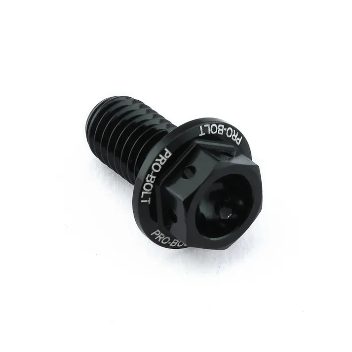 Pro-Bolt プロボルト アルミニウム フランジヘックスヘッドボルト M8x(1.25mm)x15mm レーススペック エッチング (LHX815RE) LHX815RBKE (CDC)【ネット注文限定・別送品】