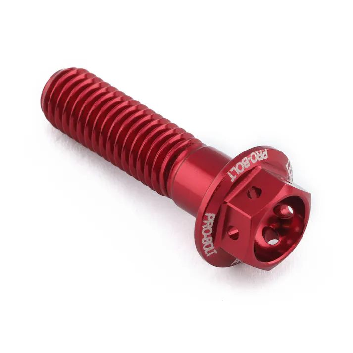 Pro-Bolt プロボルト アルミニウム フランジヘックスヘッドボルト M8x(1.25mm)x30mm レーススペック エッチング (LHX830RE) LHX830RRE (CDC)【ネット注文限定・別送品】
