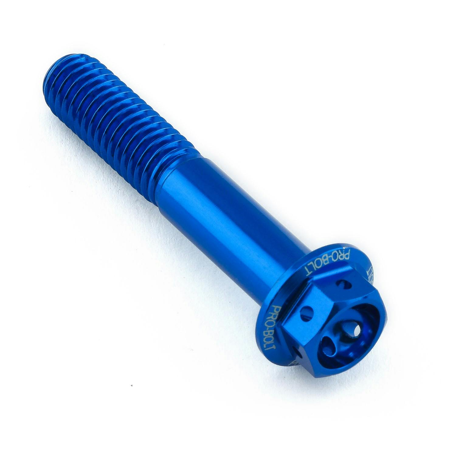 Pro-Bolt プロボルト アルミニウム フランジヘックスヘッドボルト M8x(1.25mm)x45mm レーススペック エッチング (LHX845RE) L その他(ボルト) Pro-Bolt プロボルト アルミニウム フランジヘックスヘッドボルト M8x(1.25mm)x45mm レーススペック エッチング (LHX845RE) L その他(ボルト)
